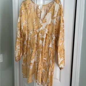 H&M Gold and White Women's Dress